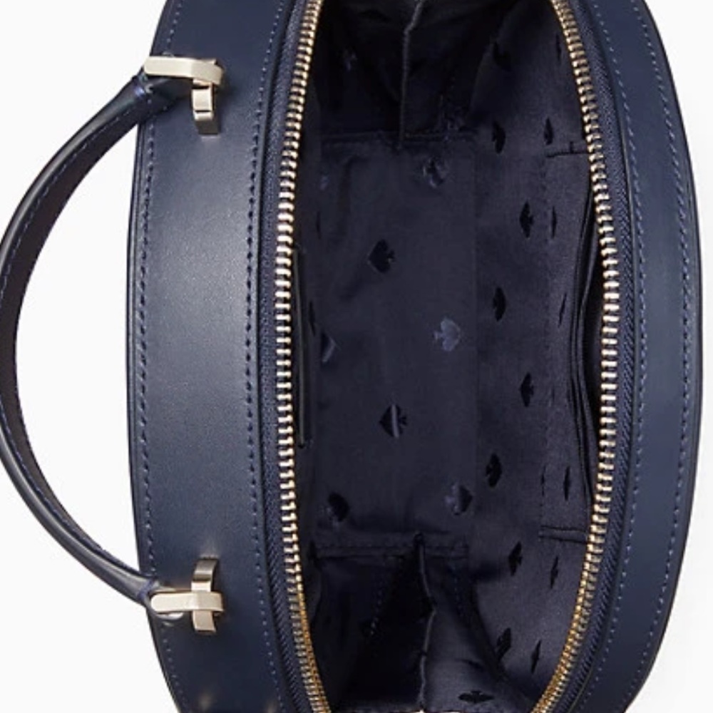 KATE SPADE TRAVELER CANTEEN CROSSBODY BAG FLORAL BLOOMING SPRING SUMMER BLUE - Picture 4 of 4